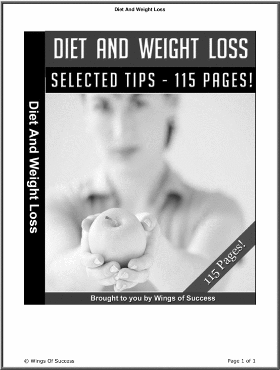 Product picture Diet and Weight Loss