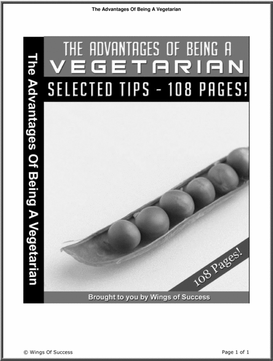 Product picture Be A Vegetarian